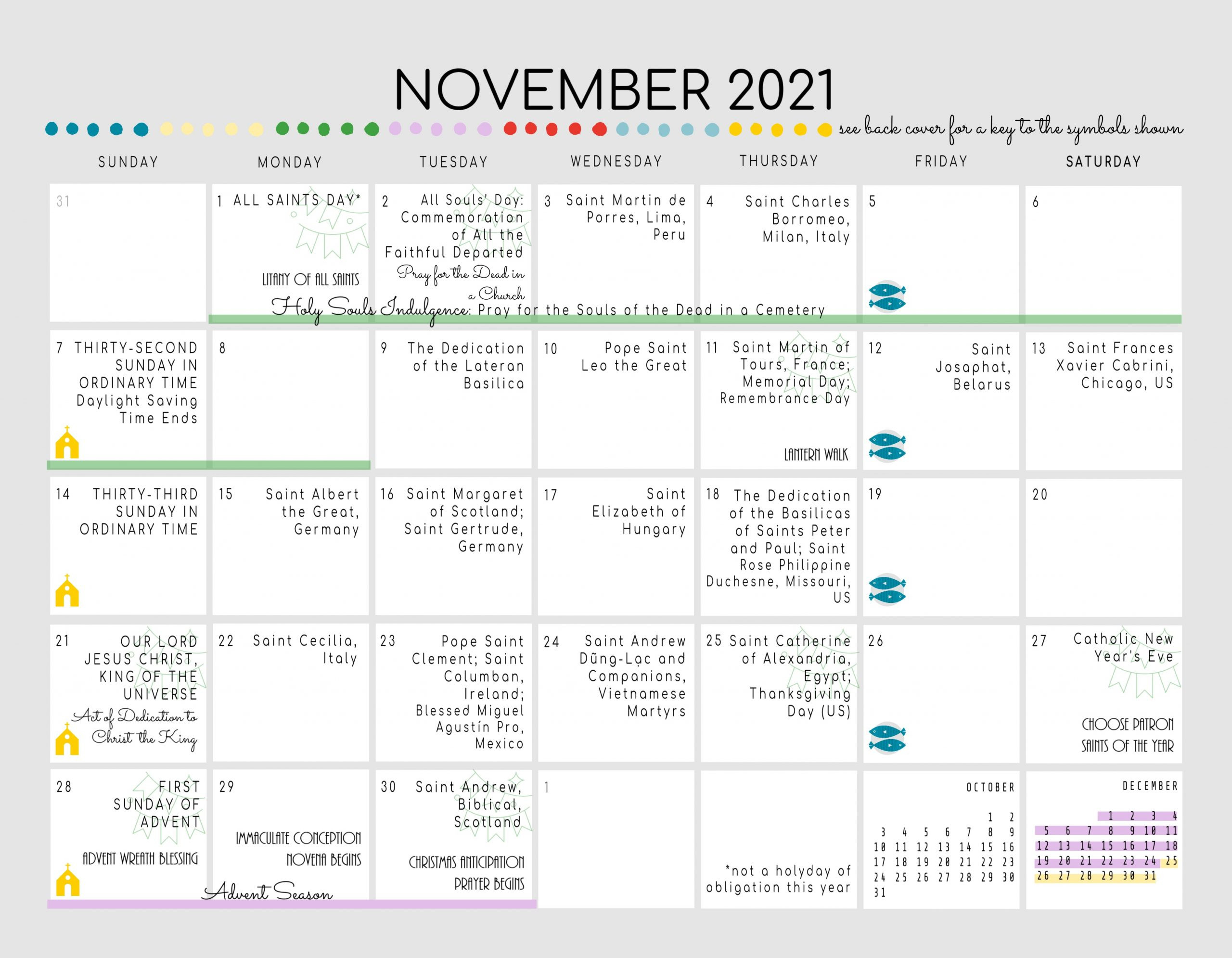 Printable Roman Catholic Calendar 2021 | Free 2021-Calendar Of Religious Holidays 2021