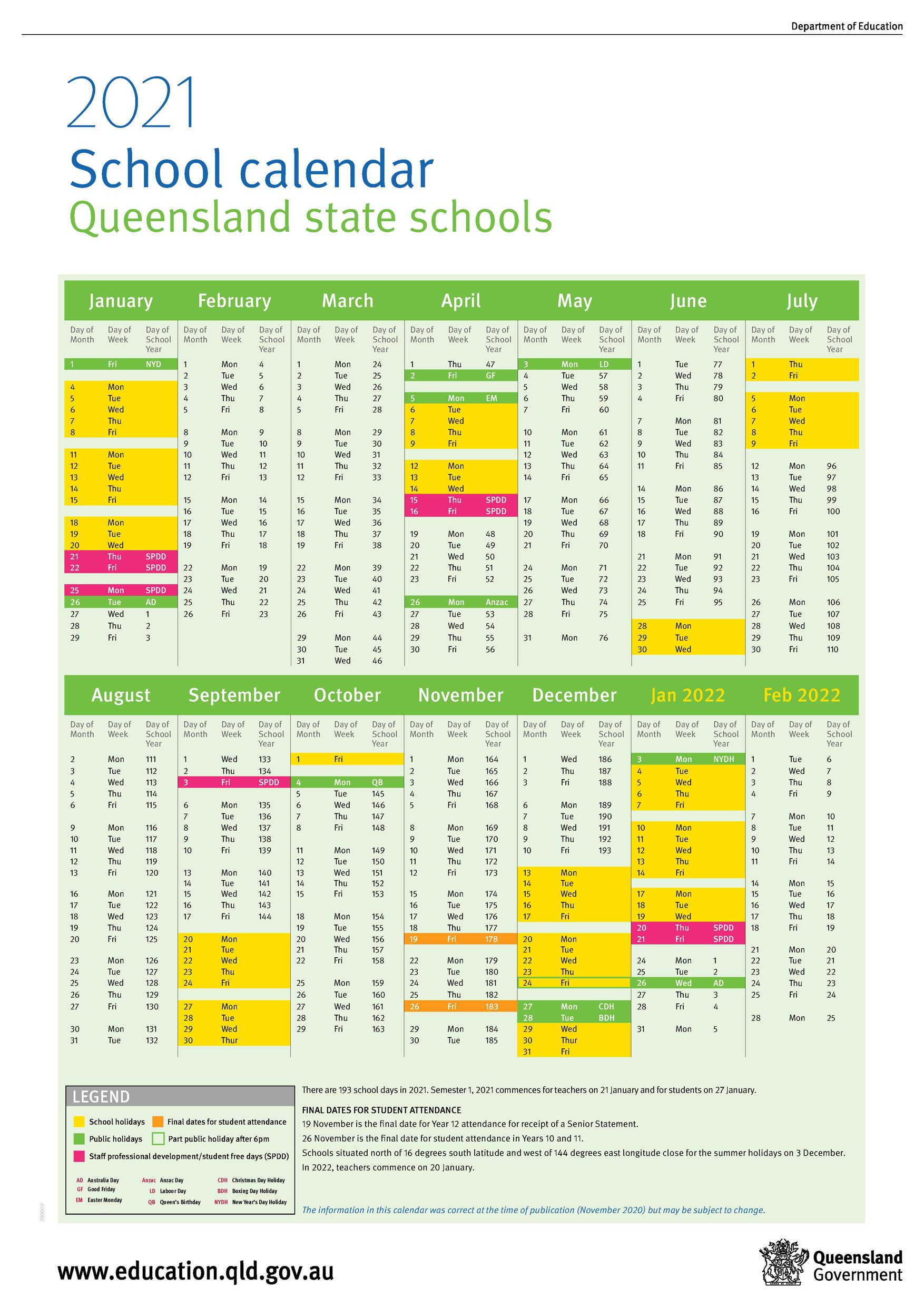 Qld School Calendar 2021 | Computer Plaza-Queensland 2021 Calender