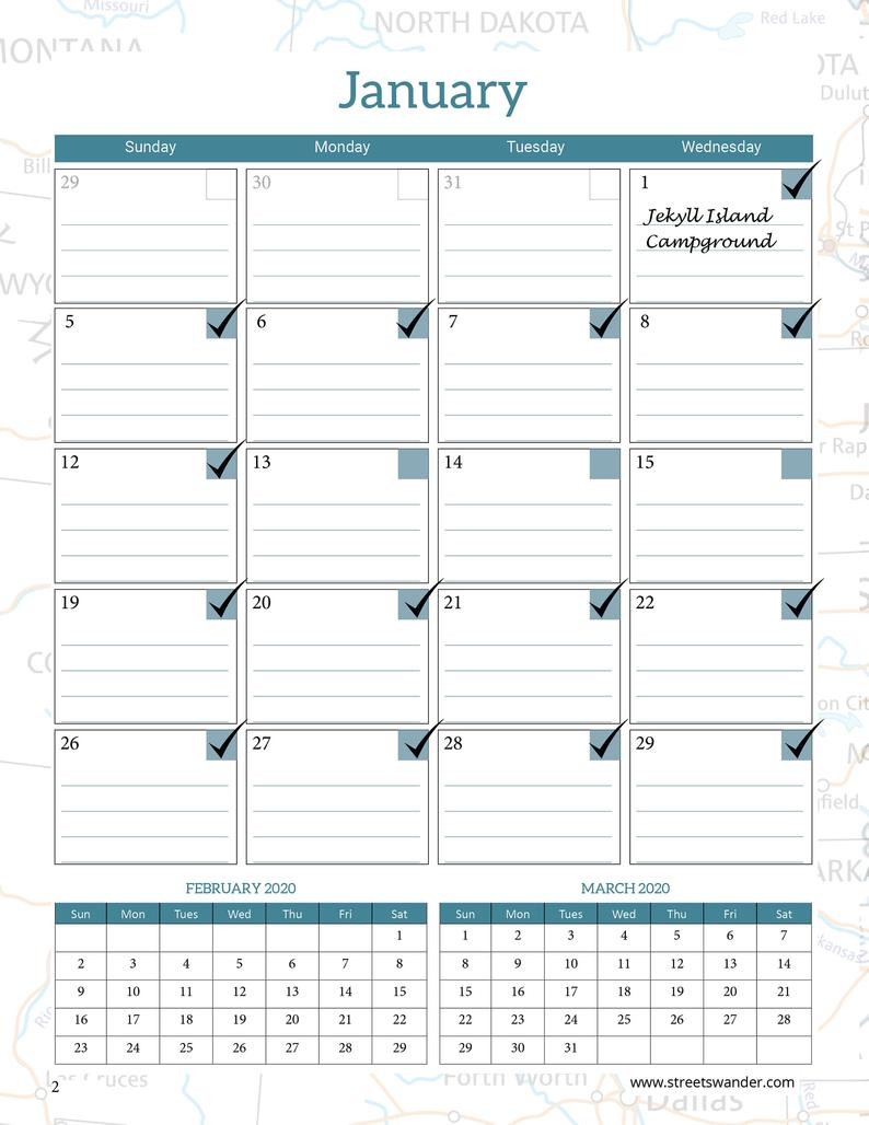 Rv Travel Planner 2021 Pdf Download Travel Journal Camping-2021 Vacation Planner