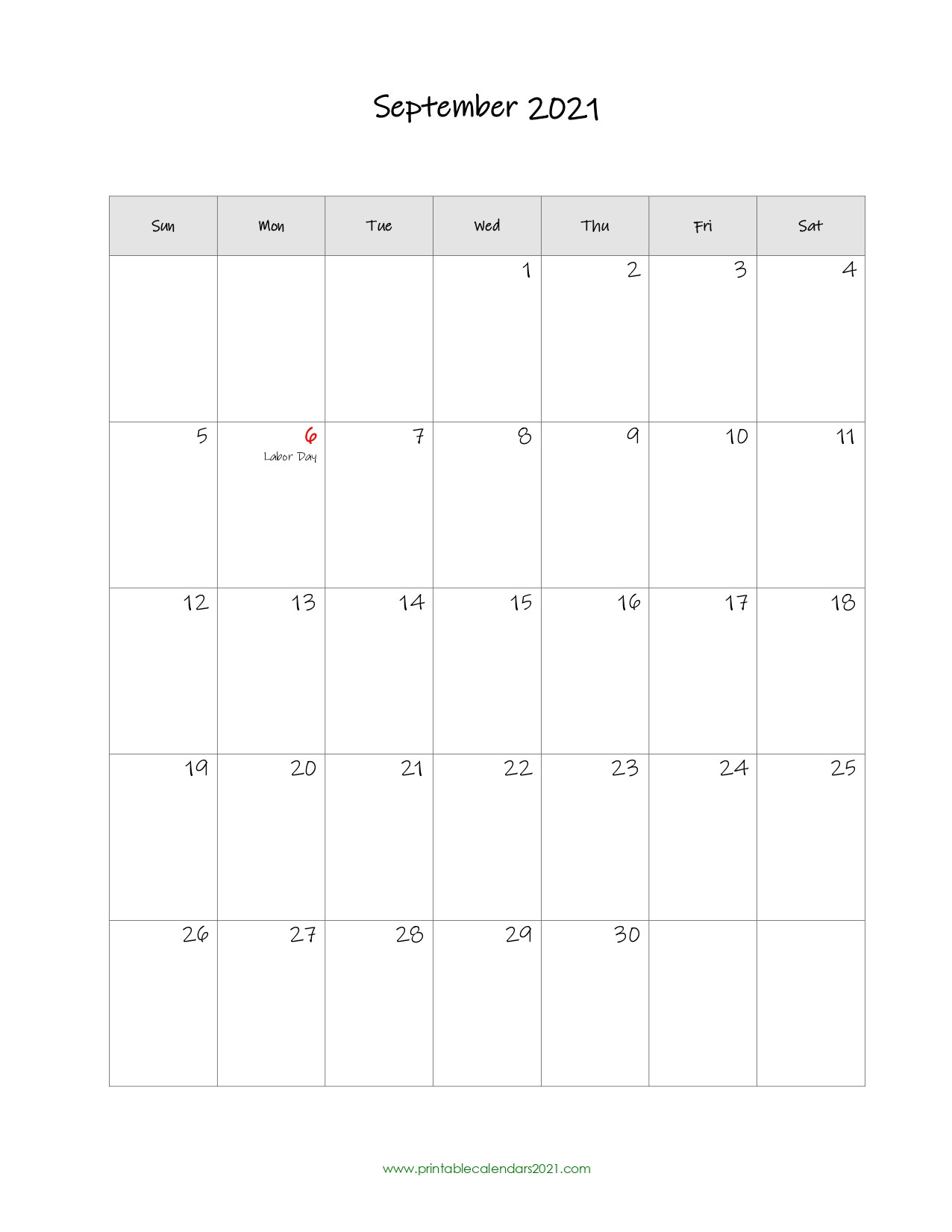 September 2021 Calendar | Calendar Printables Free Blank-September 2021 Calendar Printable Template