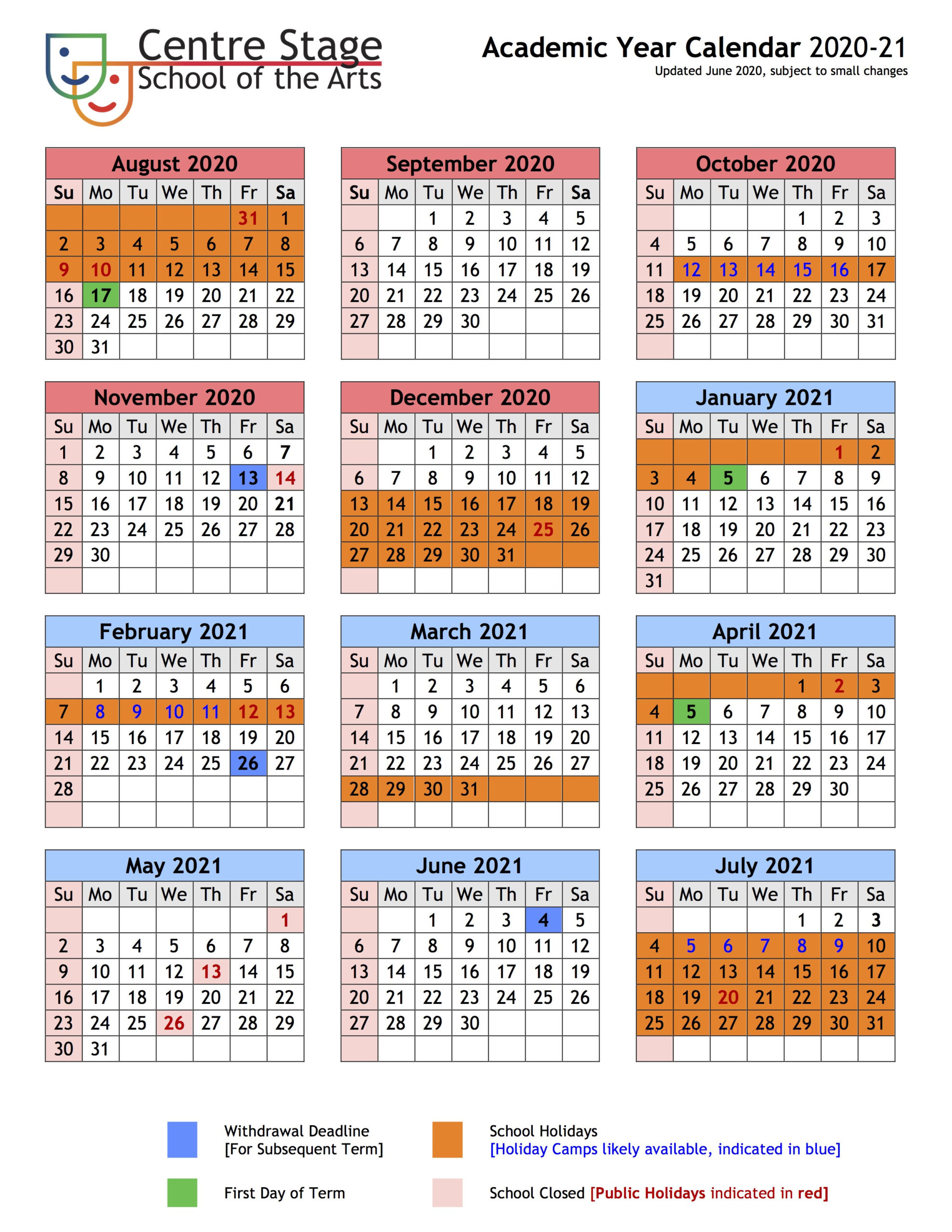 Download 2021 Calendar With School Terms And Public Holidays | Calendar ...