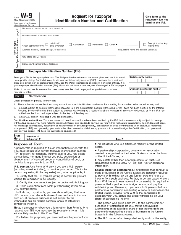 The Irs W9 Form: It&#039;S Important If You Want To Get Paid-2021 W9 Tax-Free Printable Form