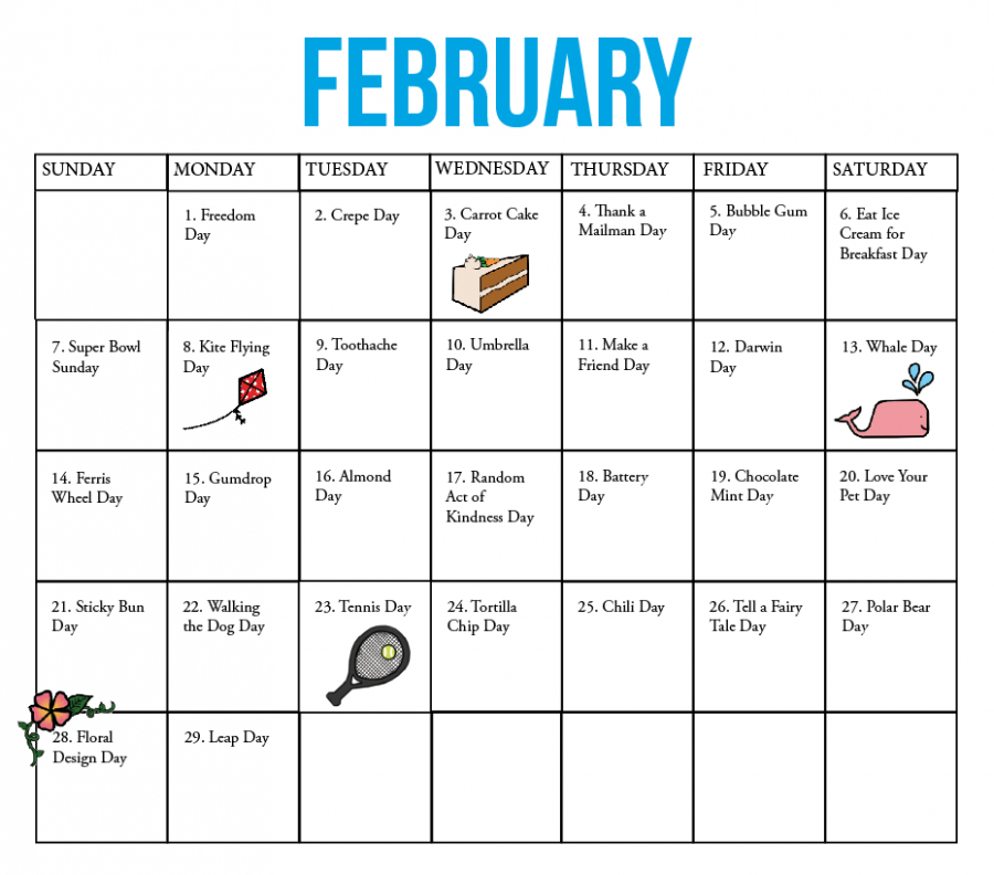 The Kirkwood Call | Fun National Holiday Calendar: February-Printable List Of 2021 National Days