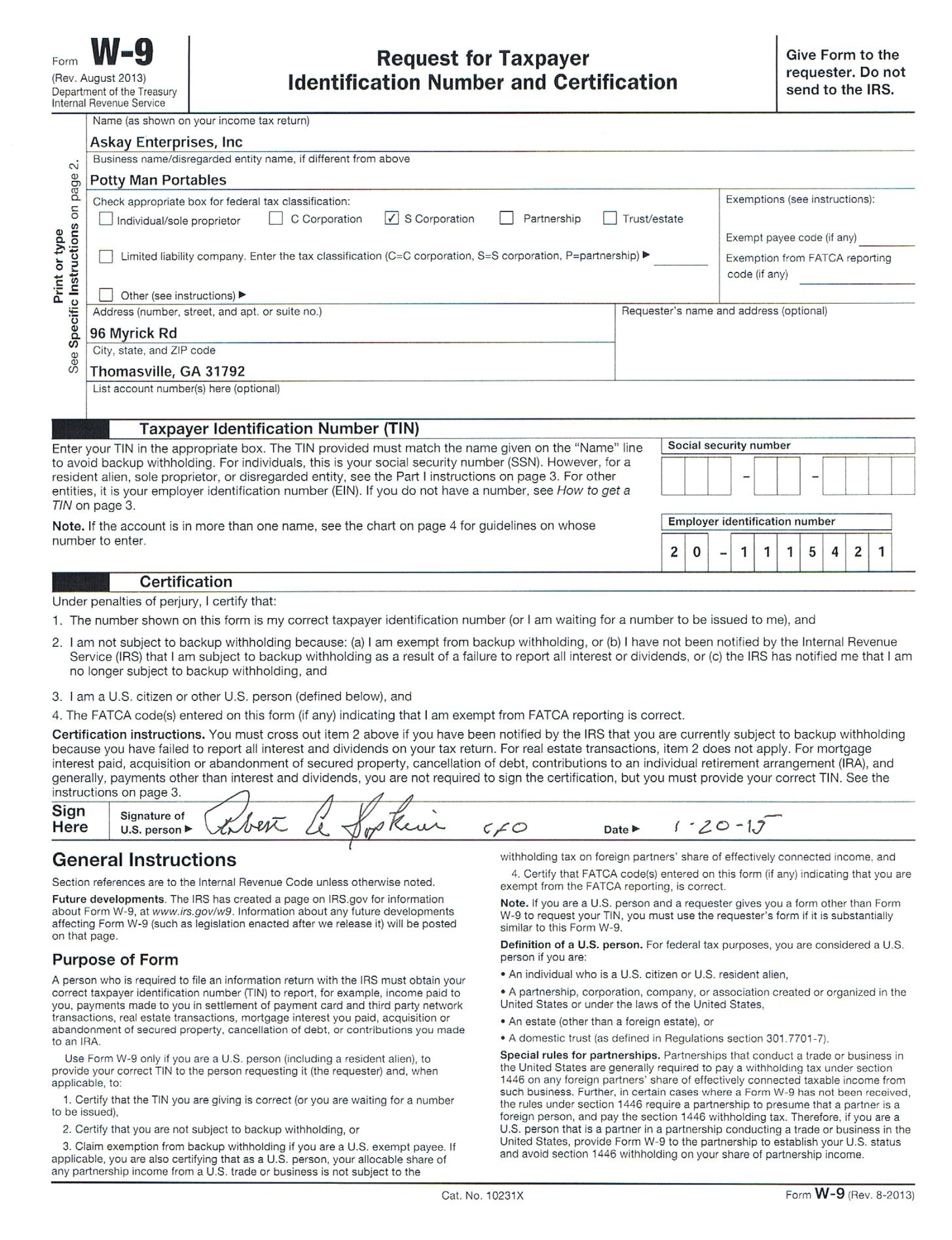 Blank W9 Form For 2021