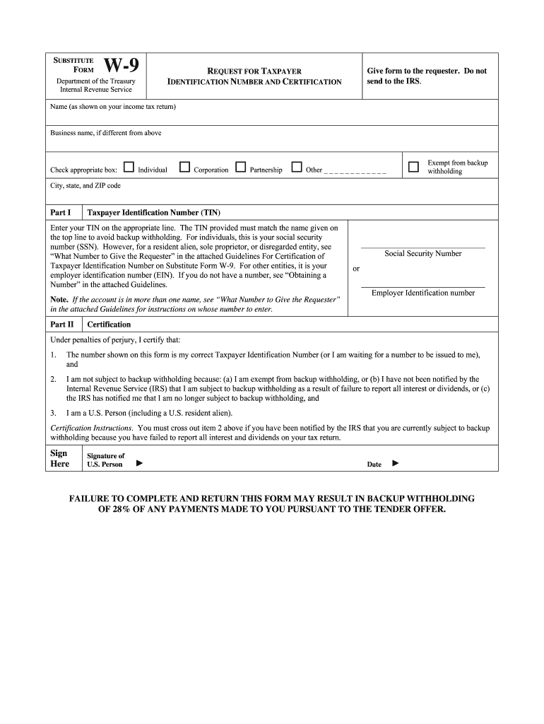 W9 Forms Printable 2021 Language:en | W9 Form 2021-2021 W-9 Form Blank