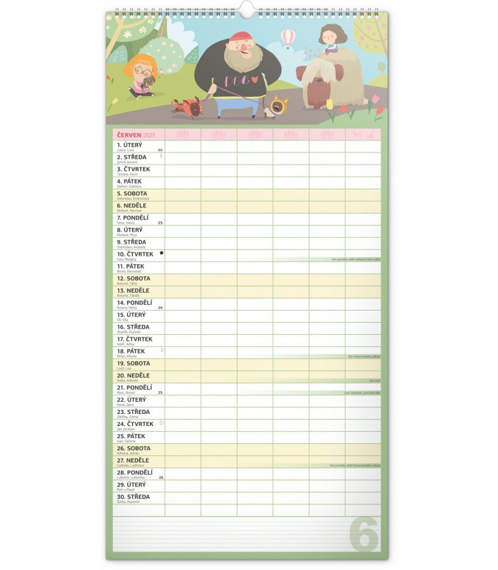 Wall Calendar Family Planner Xxl 2021-Printable Wall Vacation Planner 2021
