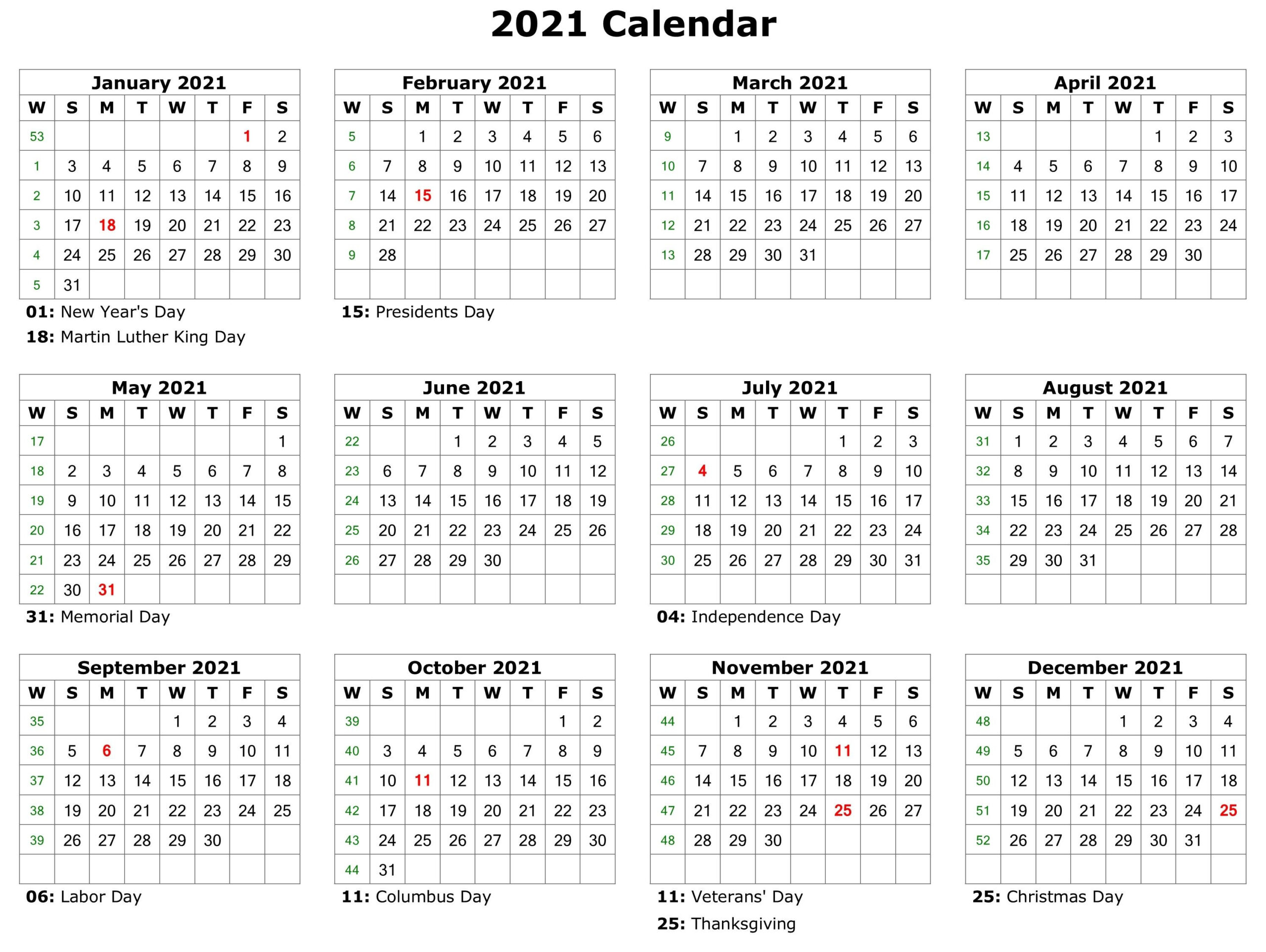 20+ 2021 Holidays - Free Download Printable Calendar-Philippine 2021 Calendar.pdf