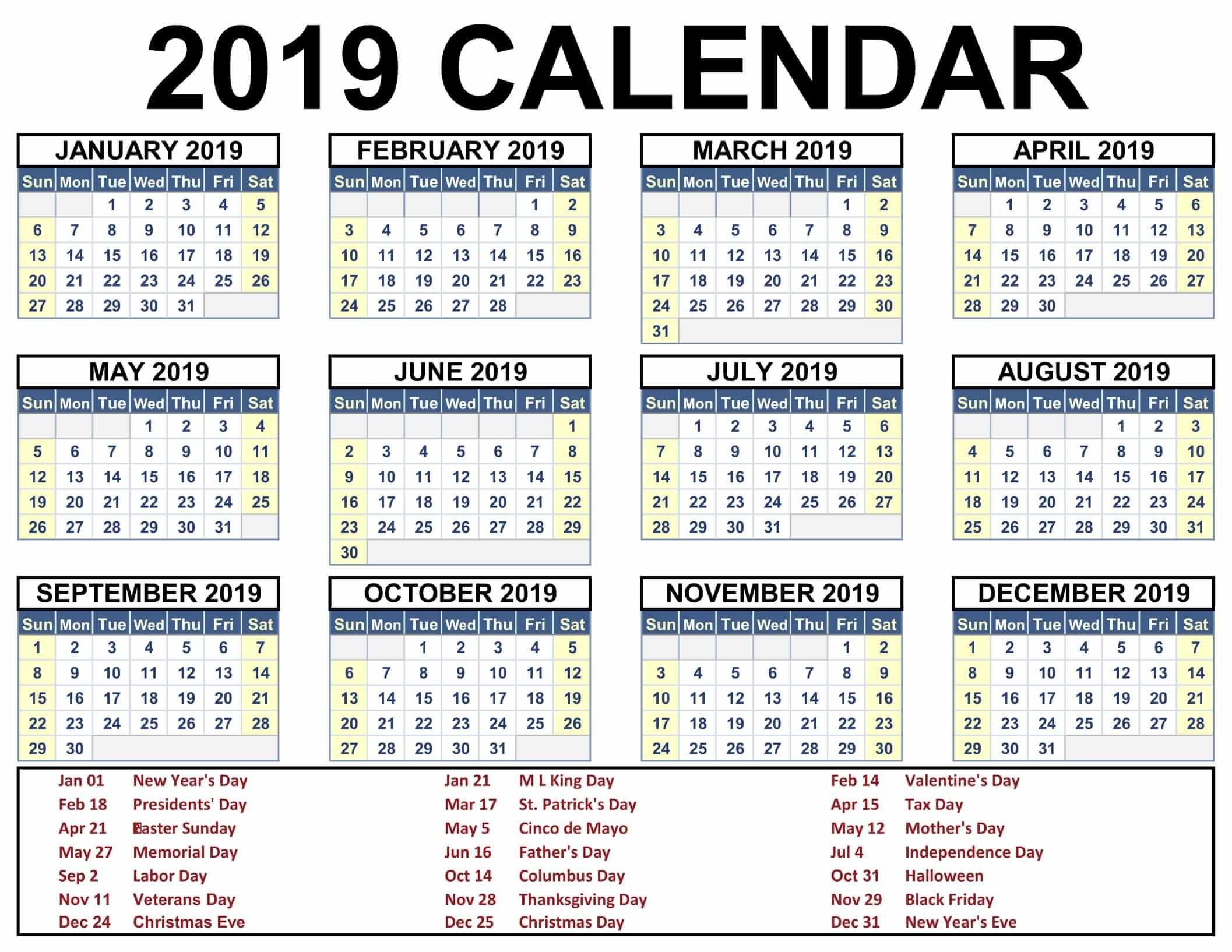 2019 Calendar With Jewish Holidays - Free Download-Pic Of Hebrew Calendar June 2021