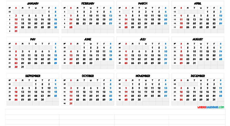 2021 12 Month Calendar Printable [Premium Templates-2021 Free 12 Month Printable Monthly Calendar