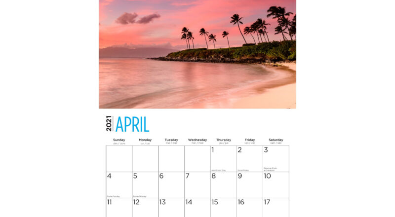 2021 Islands 12 X 12 Wall Calendar Travel Beautiful-2021 Calendar For Vacation