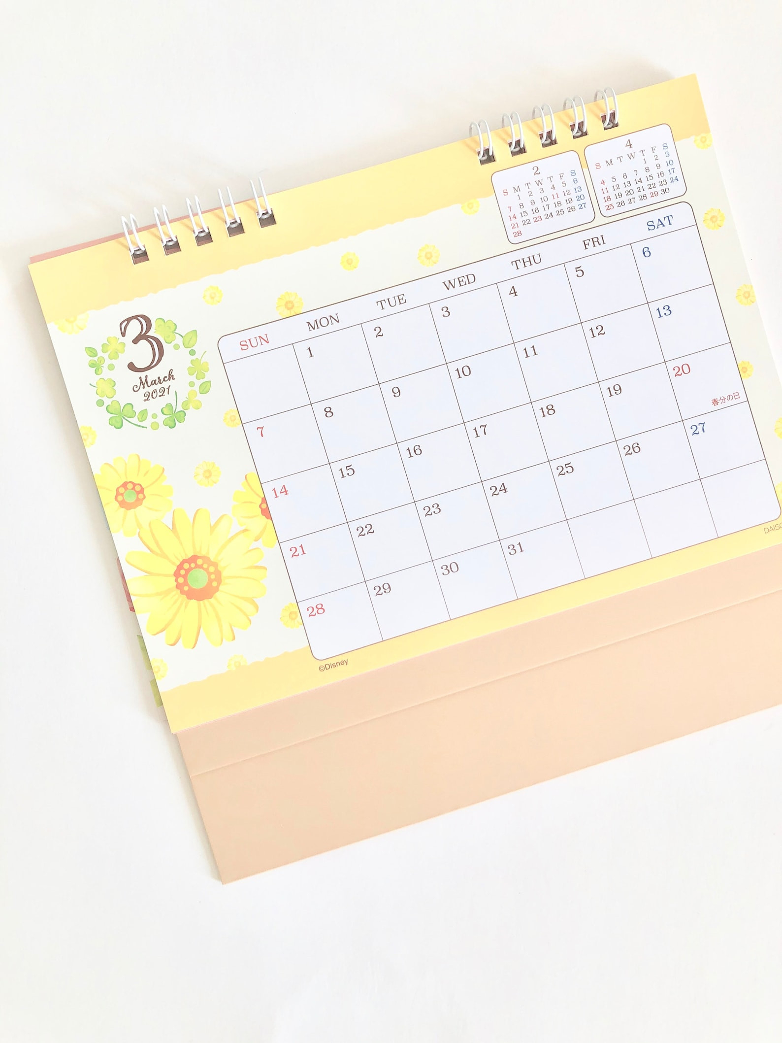 2021 Mickey Mouse Desk Calendar Flower Calendar Disney | Etsy-Free Mickey Muse Calendars 2021