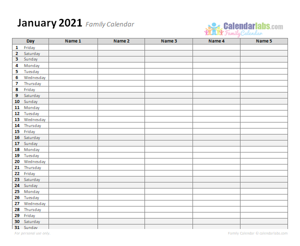 2021 Monthly Planner Template - Free Printable Templates-Calendar Planner 2021 Printable