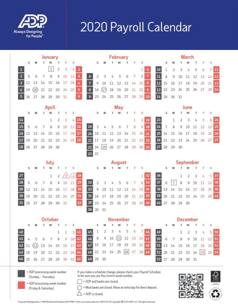 2021 Pay Periods Calendar-2021Biweekly Payroll Calendar Template