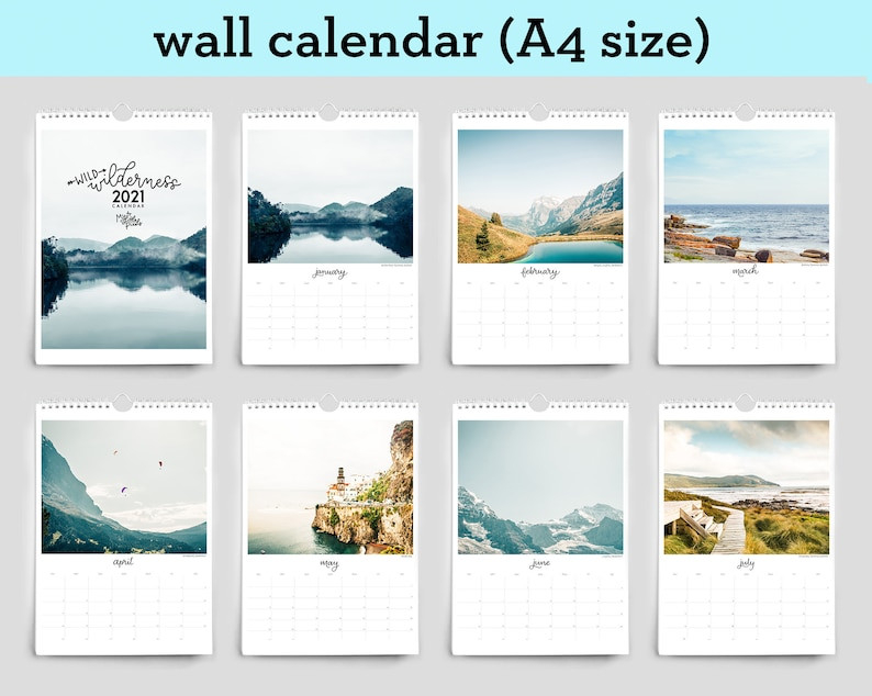 2021 Wall Calendar Travel Calendar 2021 Desk Calendar-2021 Calendar For Vacation