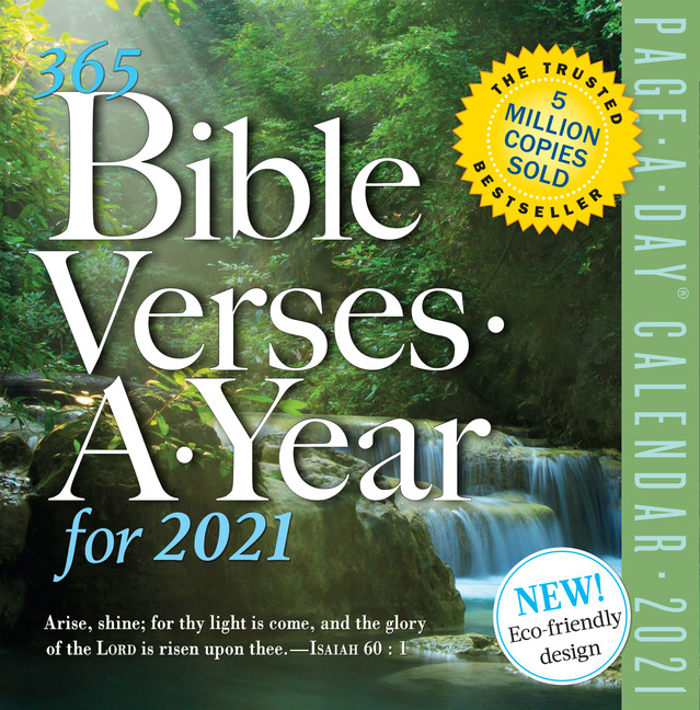 365 Bible Verses-A-Year Page-A-Day Calendar 2021 - Walmart-Day To Day Calendar 2021