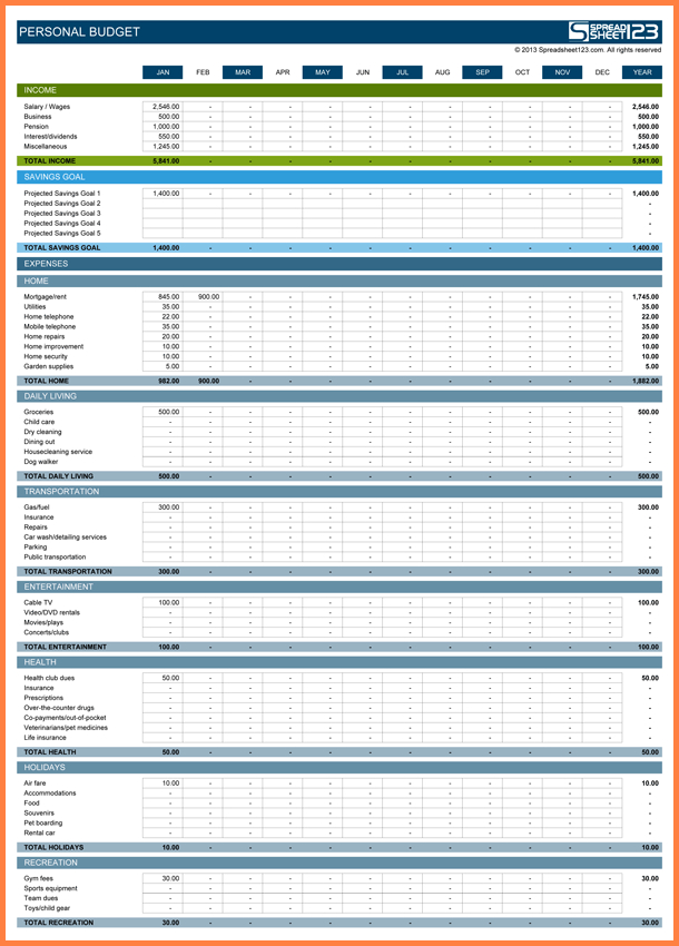 8+ Bill Spreadsheet Template - Excel Spreadsheets Group-Monthly Bill Spreadsheet Templates 2021