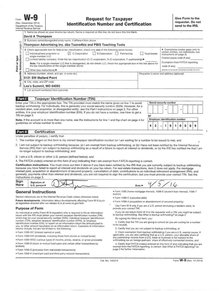 Downloadable W 9 Form W9 Form Mascot Junction | Calendar-2021 W9 Form Printable Irs