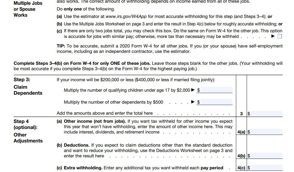 Form W4 Instructions 2021-Printable 2021 2021 W 4 Form