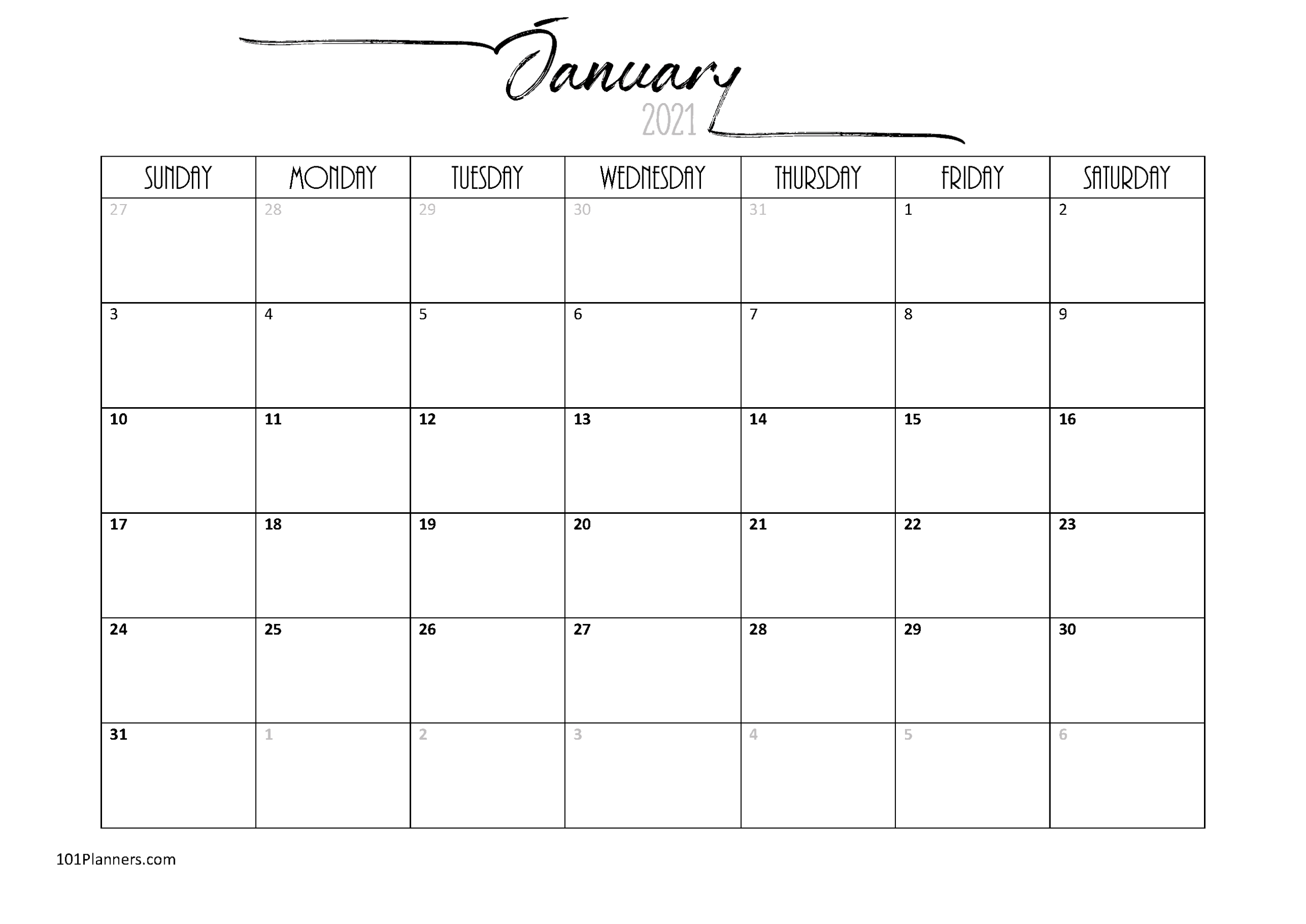 Free 12 Month Word Calendar Template 2021 : 2021 Calendar-2021 Free Printable Monthly Calendar Pages Staple