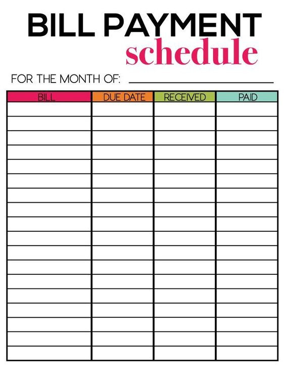 Get Your Free Monthly Bill Payment Log! - Momzonee-Monthly Bill Spreadsheet Templates 2021