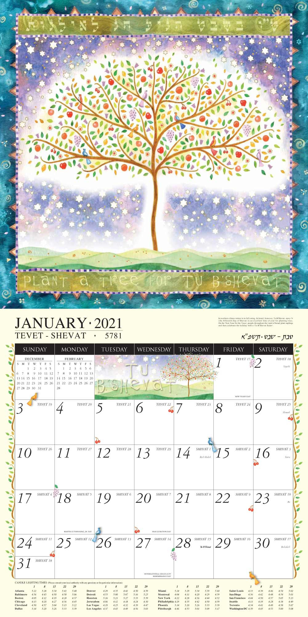 Printable Hebrew Calendar 2021 | Calendar Template Printable