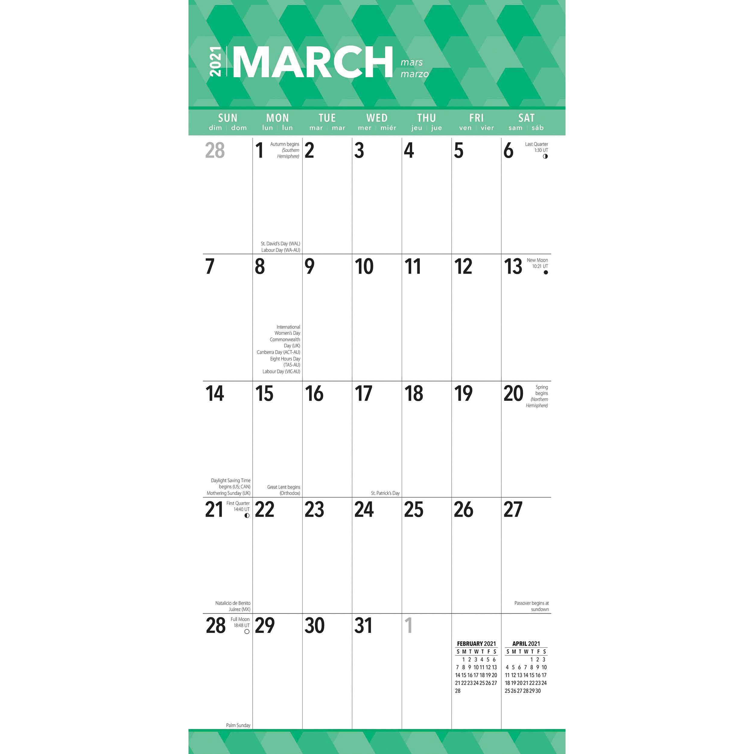 Large Print Calendar 2021 At Calendar Club-2021 Calendar Squares To Rpint