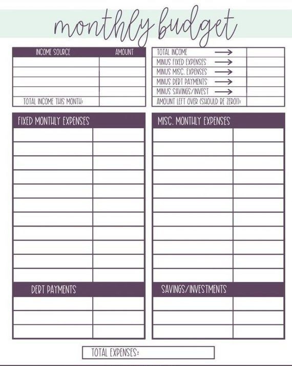 Monthly Bill Payment Tracker Printable | Bill Pay-Monthly Billing 2021