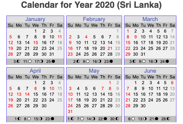 Pin On 2020 Monthly Calendar-Mercantil Holidays For 2021 Sri Lanka