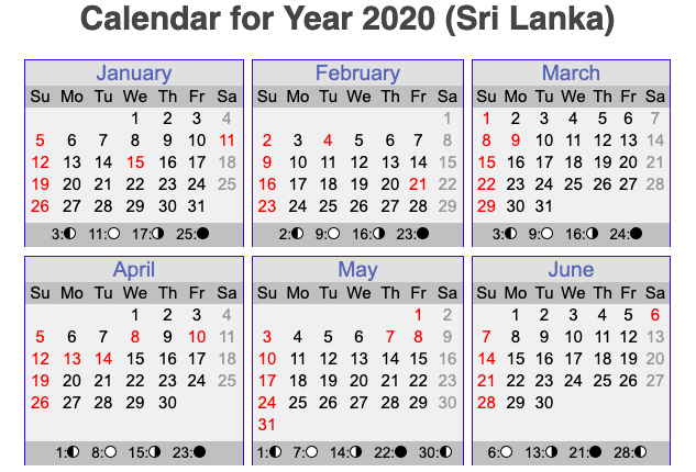 Pin On 2020 Monthly Calendar-Mercantile Holidays 2021 Srilanka