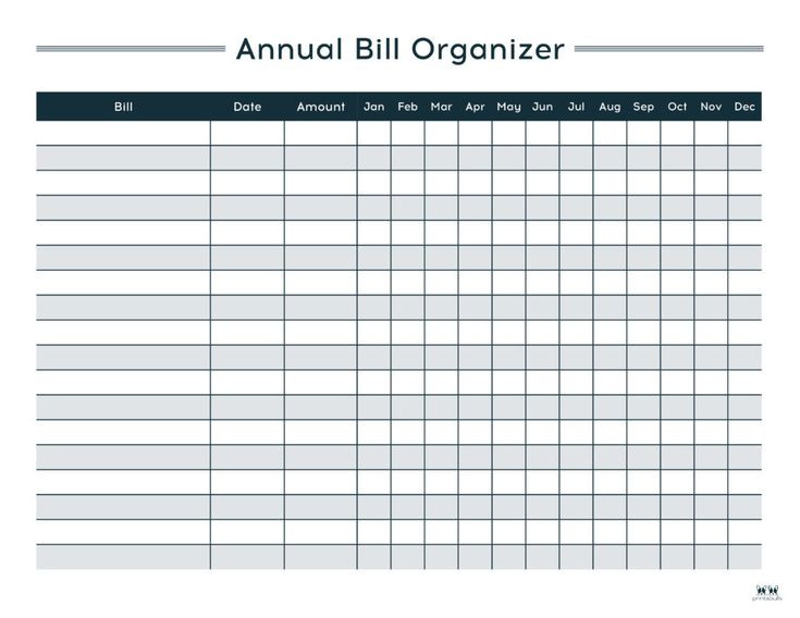 Printable Monthly Bill Organizer-Page 9 In 2021 | Bill-Monthly Billing 2021