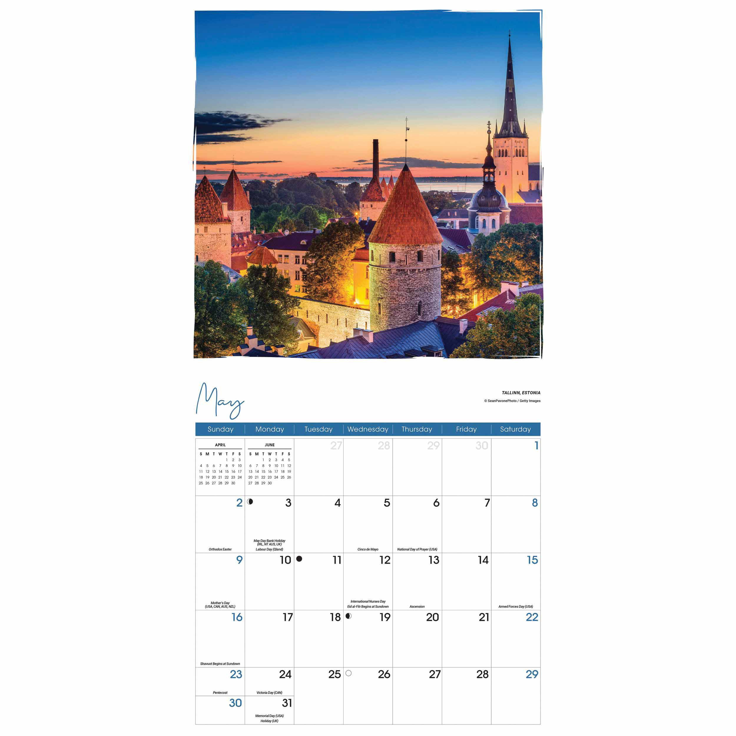 Romantic Europe Calendar 2021 At Calendar Club-2021 Calendar For Vacation