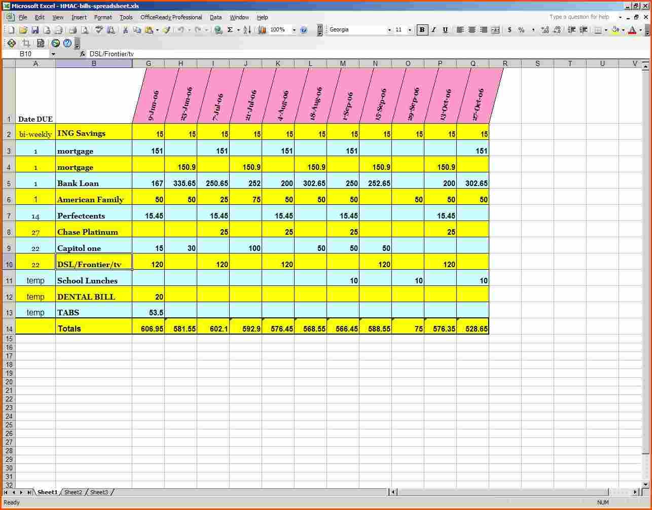 Search Results Bills Spreadsheet Template - Besttemplatess-Monthly Bill Spreadsheet Templates 2021