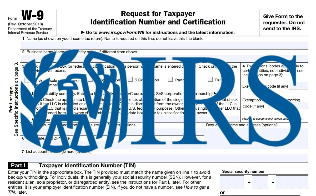 W9 Forms 2021 Printable For Tin Request-2021 W9 Form Printable Irs