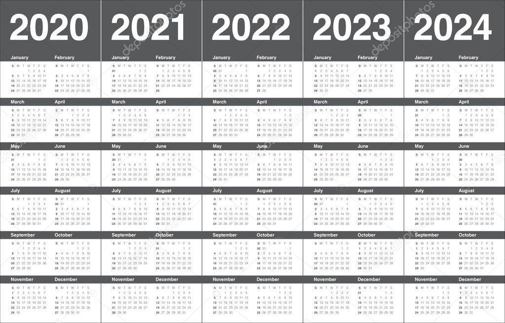 Printable Calendar 2022 2023 2024