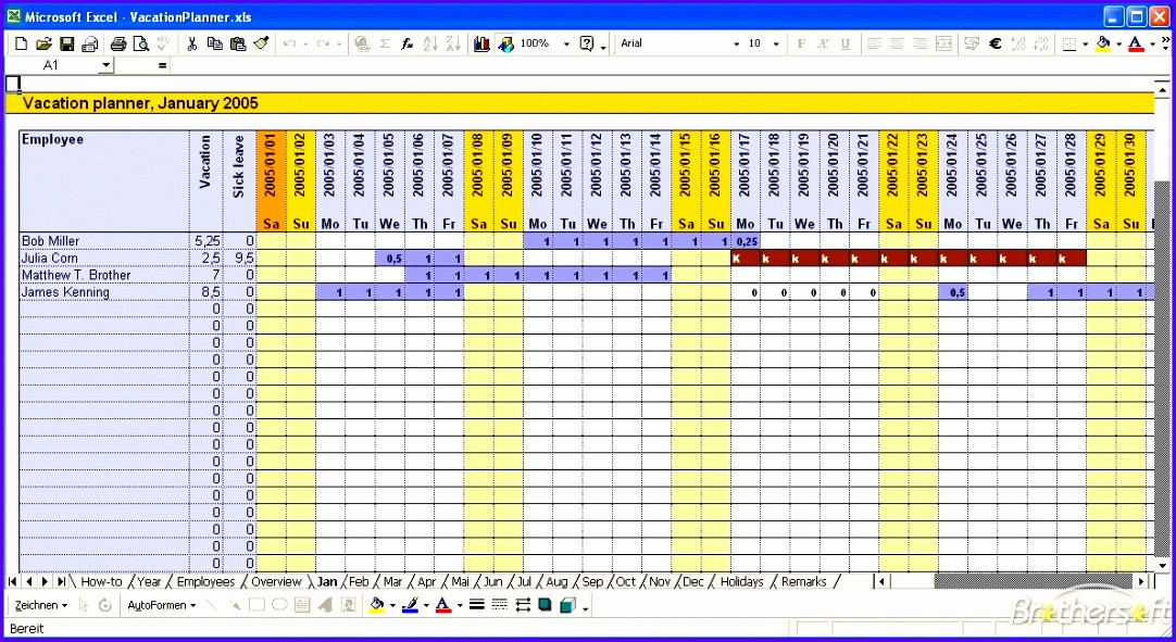 14 Excel Vacation Calendar Template - Excel Templates-Excel Calendar Template For Vacations 2021