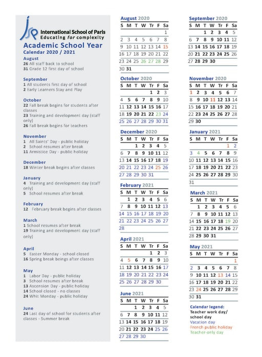 20+ Calendar 2021 Namibia - Free Download Printable-International School Vacation Dates 2021