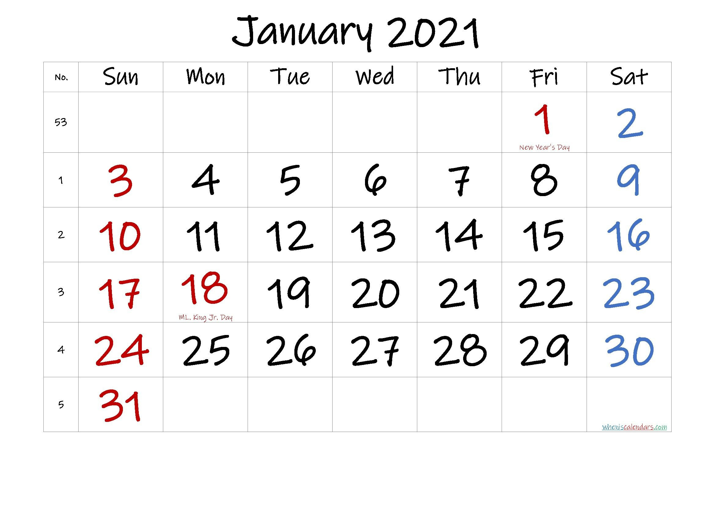20+ Calendar For January 2021 - Free Download Printable-January 2021 Calendar Nz Printable
