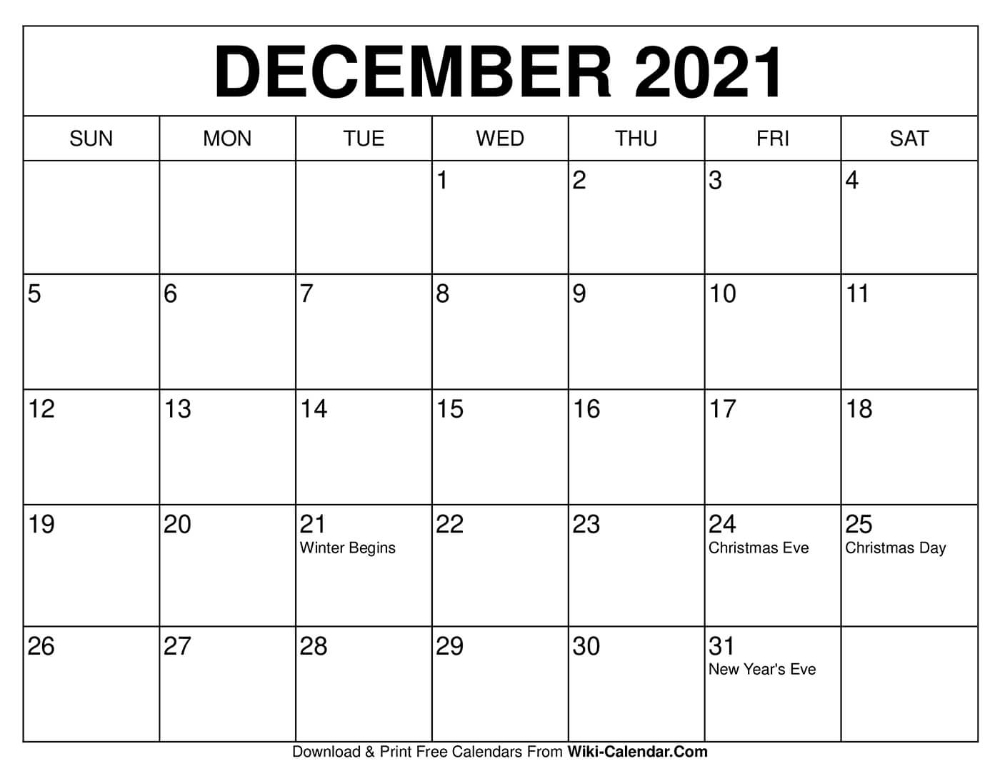 20+ December 2021 Calendar - Free Download Printable-August Thru December Calander For 2021