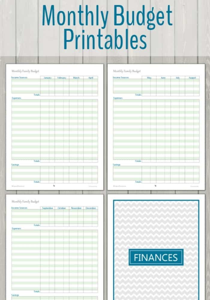 20 Free Printable Budget Templates: Manage Your Money In-Blank Monthly Bill Payment Worksheet 2021