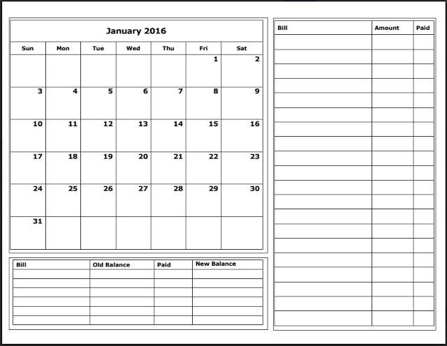 20 Free Printable Monthly Budget Planners - Kitty Baby Love-Blank Monthly Bill Payment Worksheet 2021