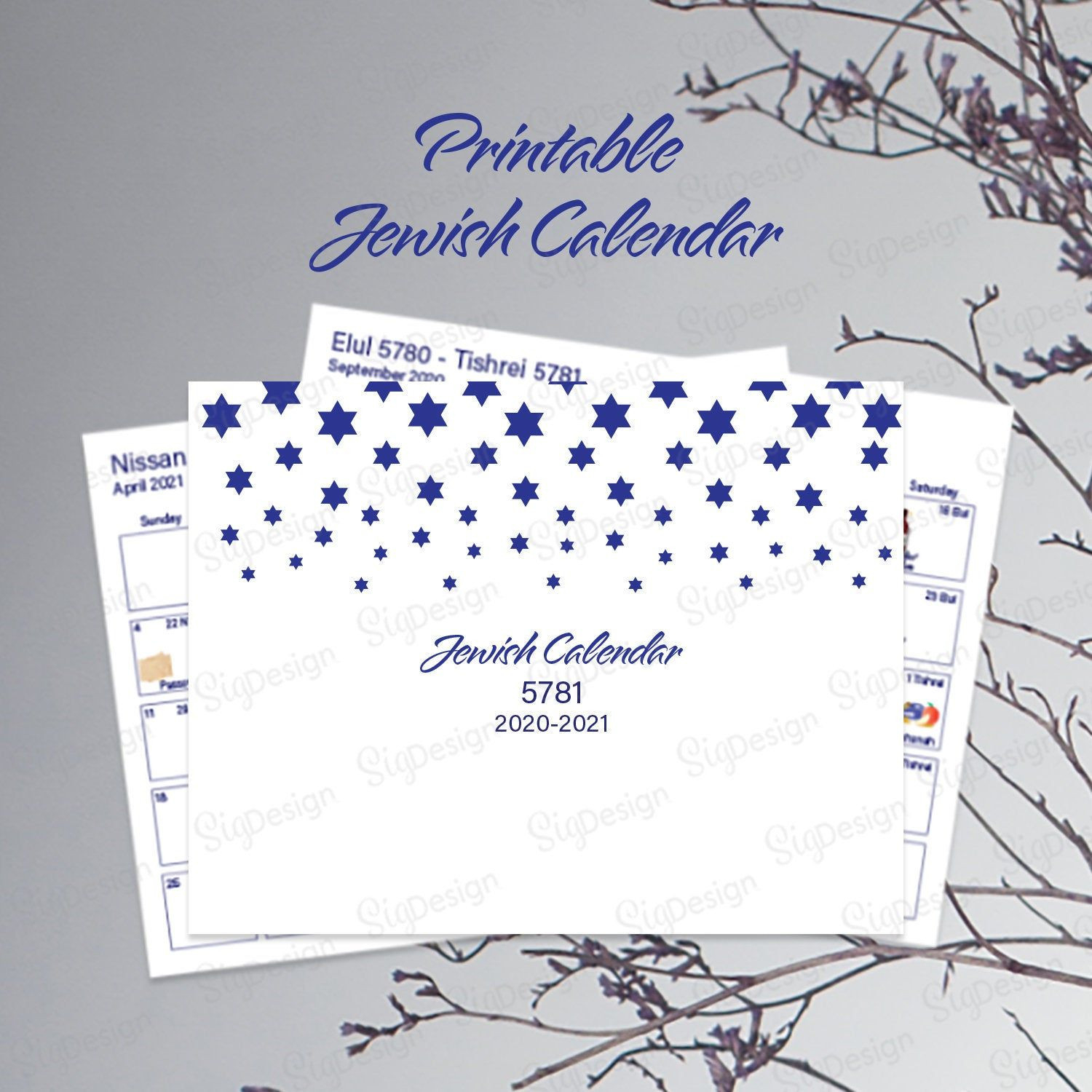 2020 2021 Jewish Calendar | Printable Calendars 2021-Jewish Calendar 2021