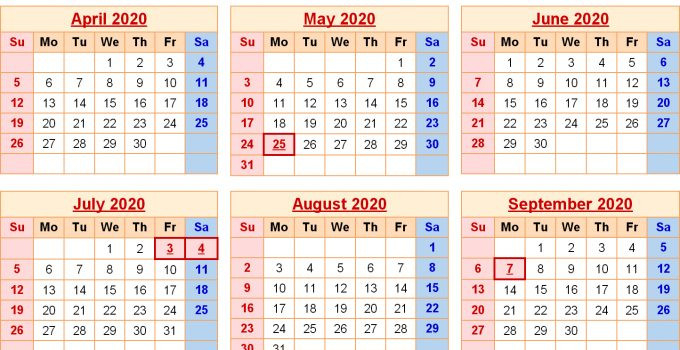2020 Biweekly Payroll Calendar Excel | Payroll Calendar 2021-April 2021 Payroll Calender