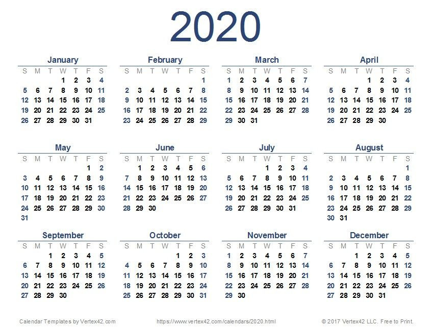 2020 Calendar Templates And 2020 Calendar Templates And-Printable Calendars By Beta Calendars 2021
