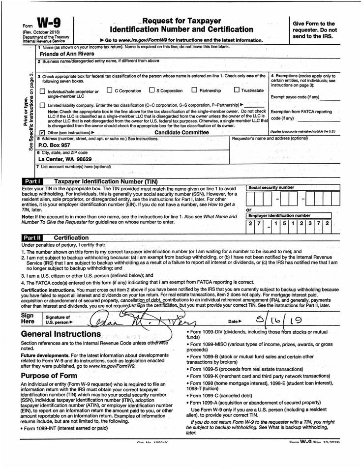 2020 W 9 Form To Print | Example Calendar Printable With-2021 Blank W-9