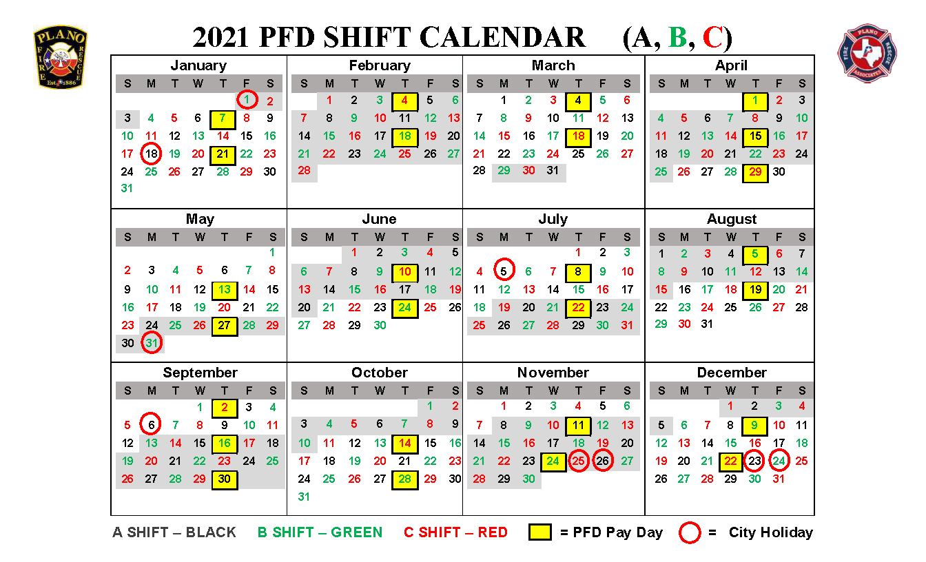 2021 12 Hour Rotating Shift Calendar : Bell Schedules-2021 Vacation Schedules