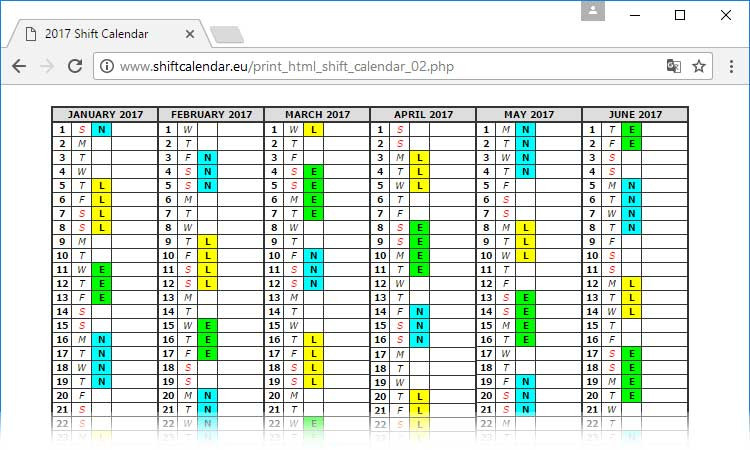 2021 12 Hour Rotating Shift Calendar - The Power Of The-Shift Work Calendar 2021