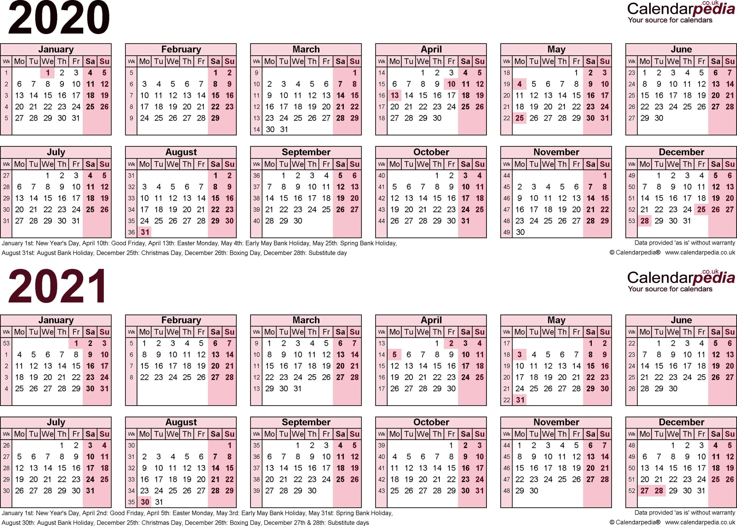 2021 Biweekly Payroll Calendar Template Excel | 2021 Excel-2021 Calendar Printable Template