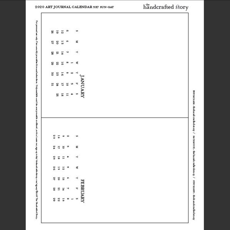 2021 Blank Calendar 5X7 Sunday-Saturday Monthly Calendar-Sunday-Saturday Monthly Calendar Template