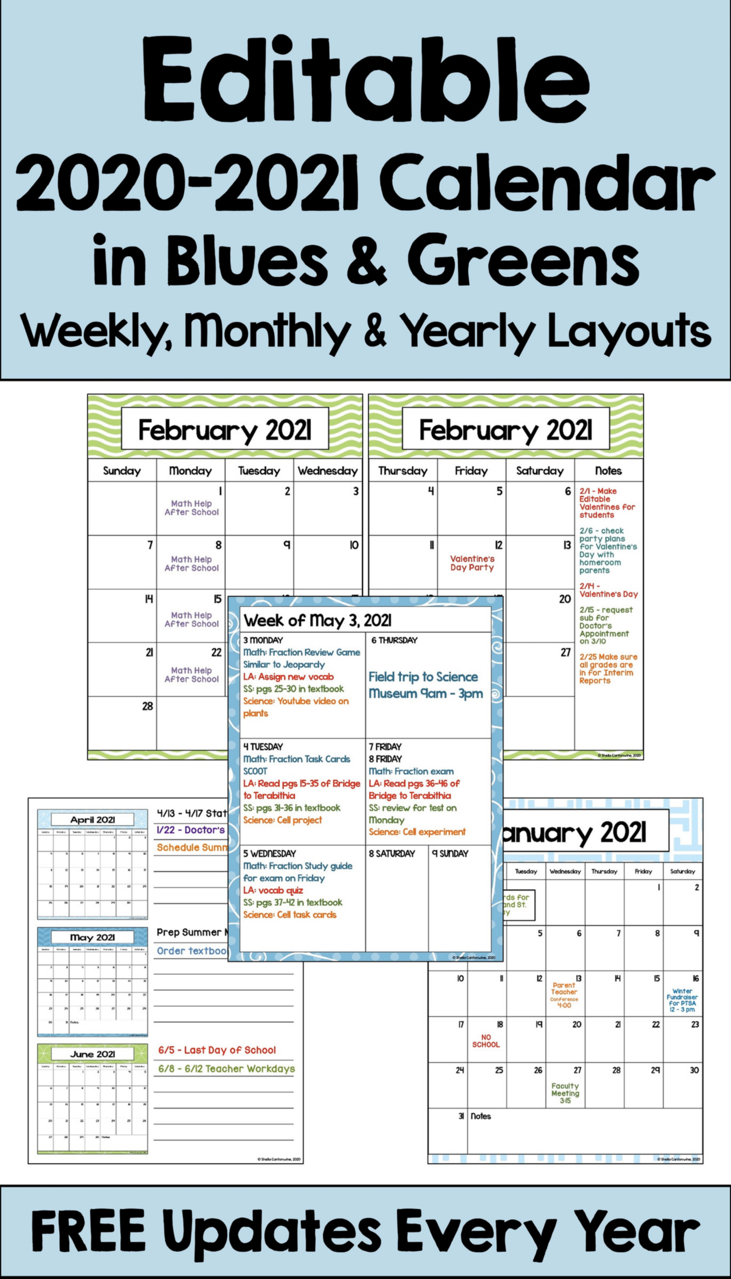 2021 Calendar Templates Editable By Word / Calendar 2021-Microsoft Word Editable Calendar 2021