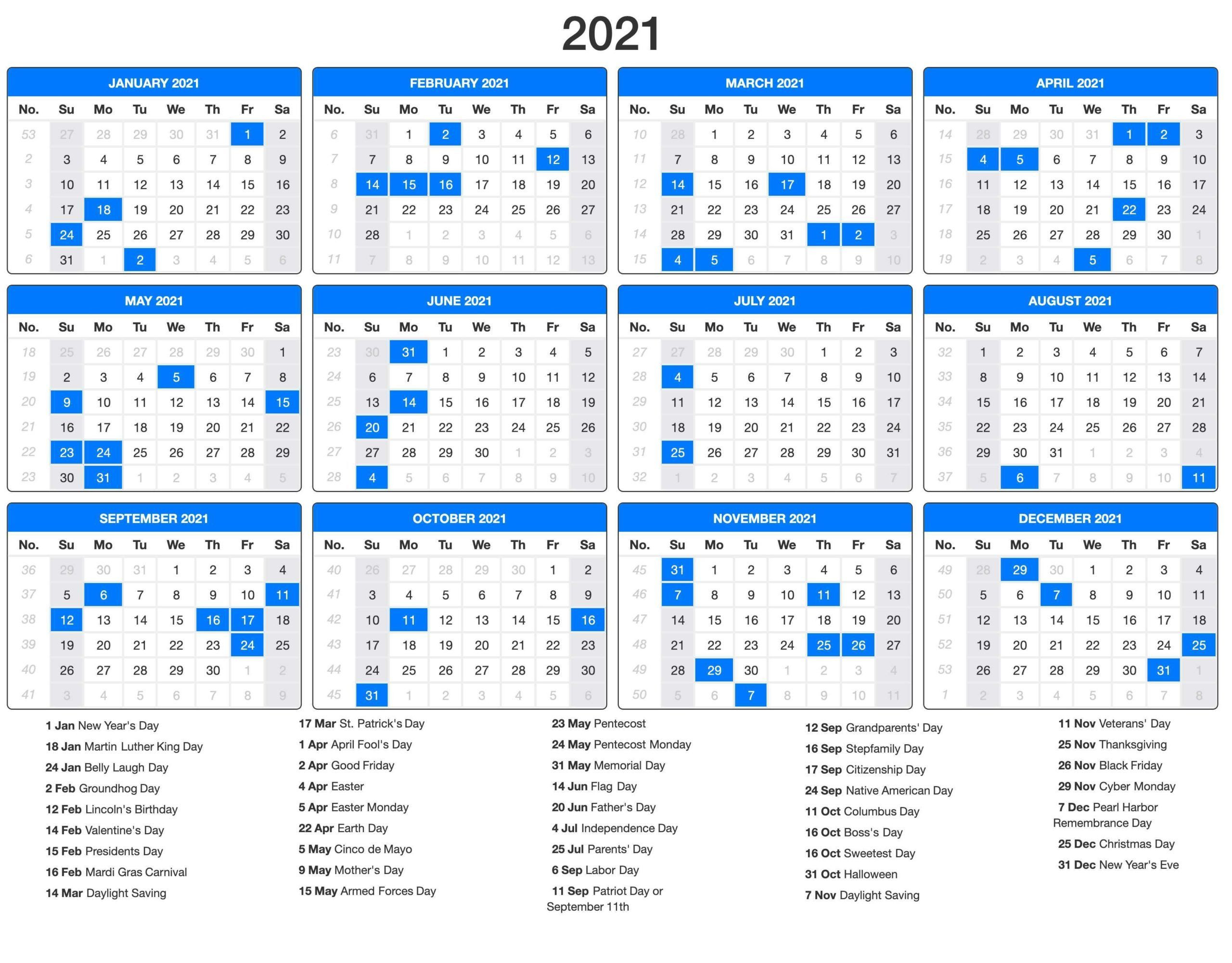 2021 Calendar With Holidays | Vacation Calendar, Printable-Indian Holidays 2021 Calendar